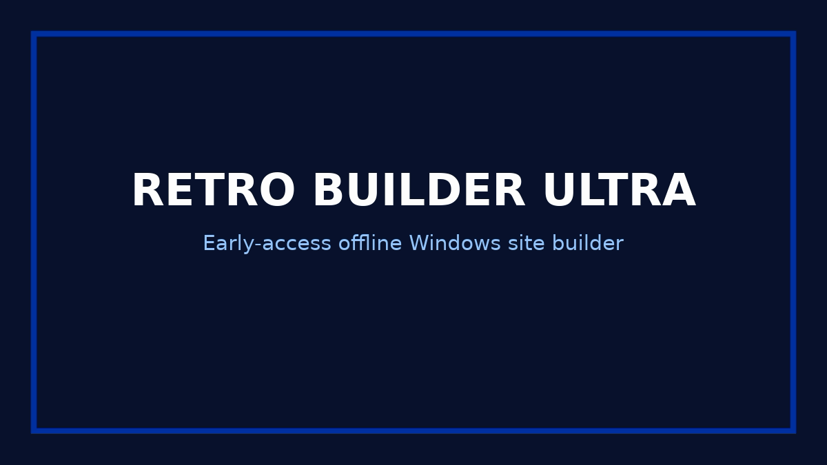 Retro Builder Ultra
